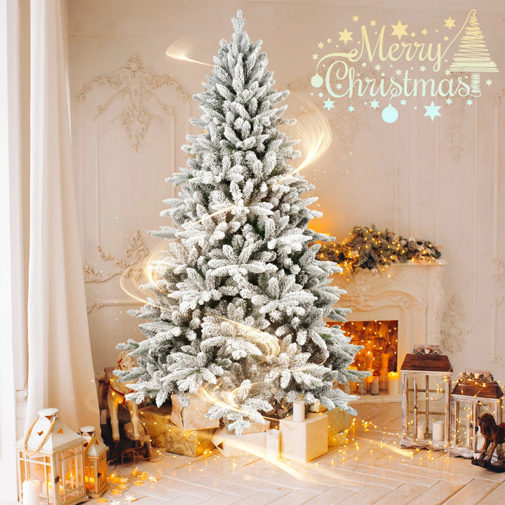 5/6/7FT Pre-lit Artificial Christmas Tree