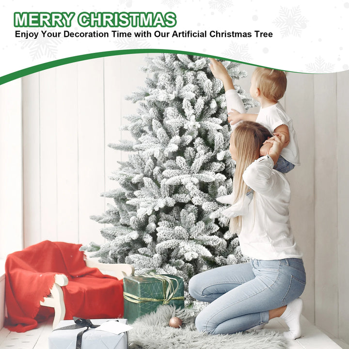 5/6/7FT Pre-lit Artificial Christmas Tree